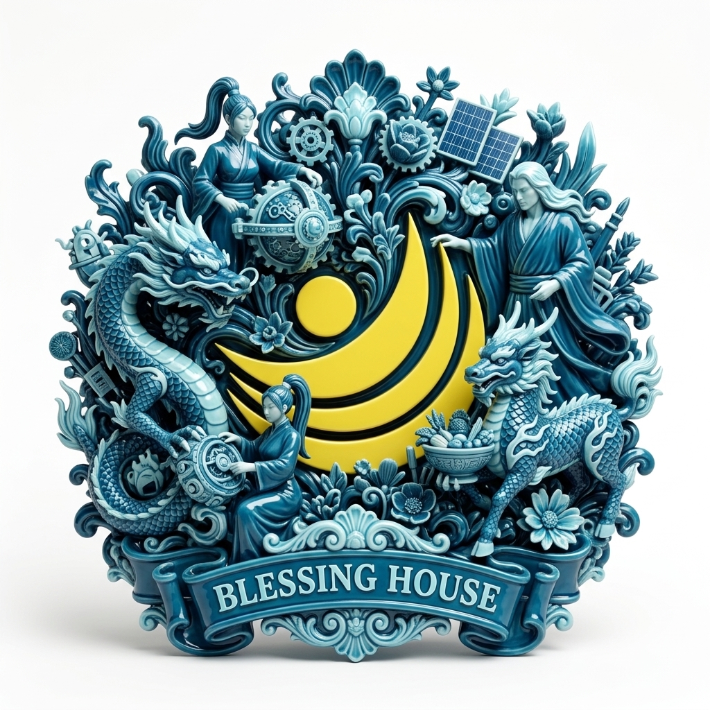 Blessing House crest