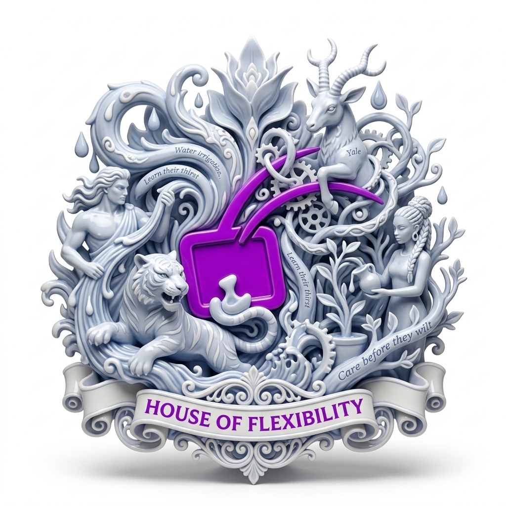 House of Flexibility crest
